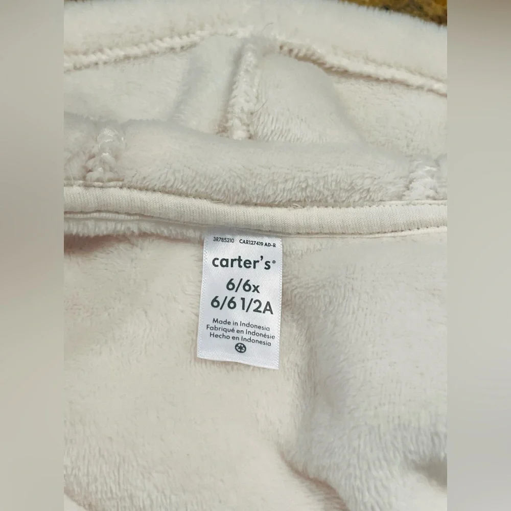 Carter’s Big Girls High Pile Sherpa Hooded Zip Jacket